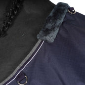 EQUITHÈME Turnout Rug Tyrex 600D 0g Marino/Gris Puntos