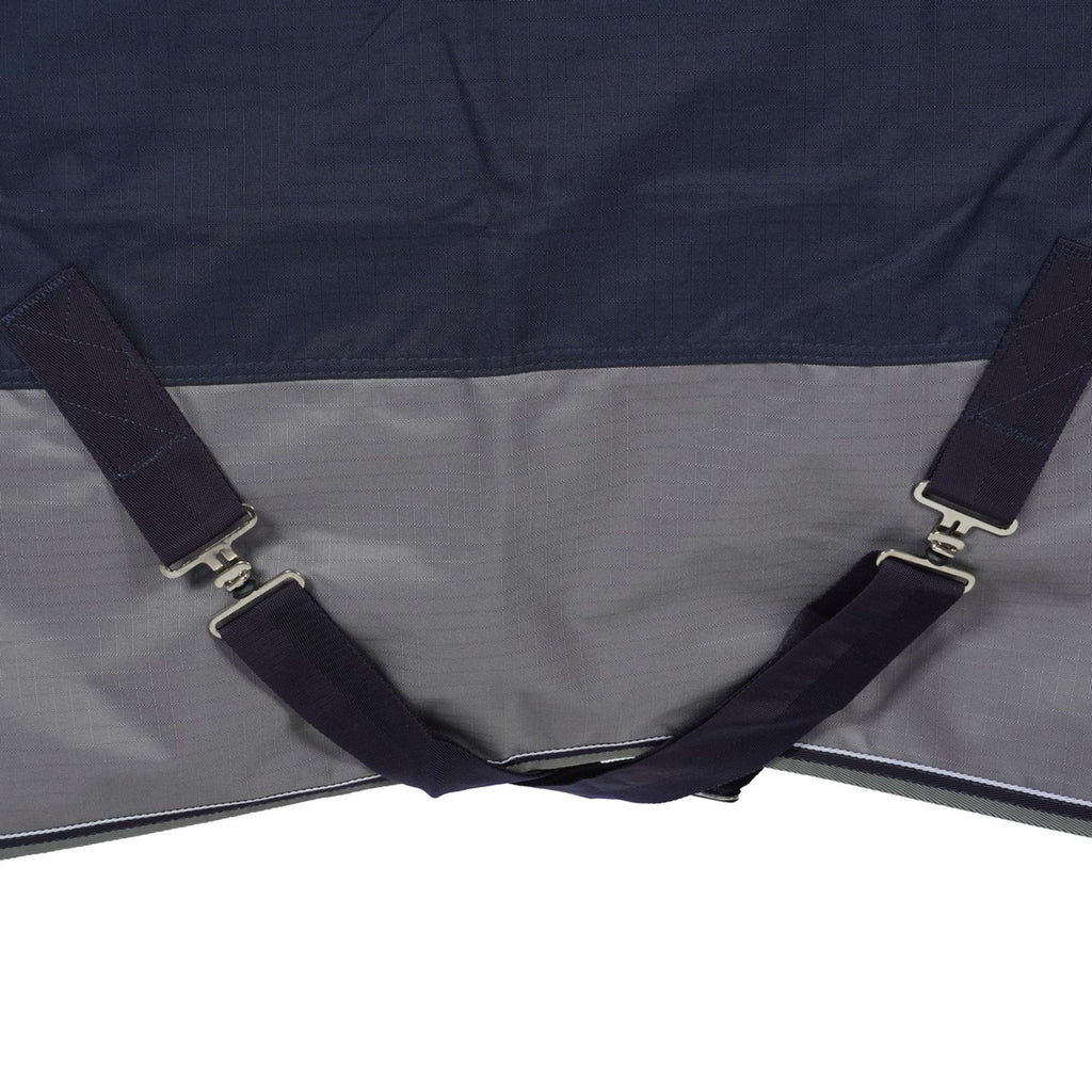 EQUITHÈME Turnout Rug Tyrex 600D 0g Marino/Gris Puntos