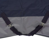 EQUITHÈME Turnout Rug Tyrex 600D 0g Marino/Gris Puntos