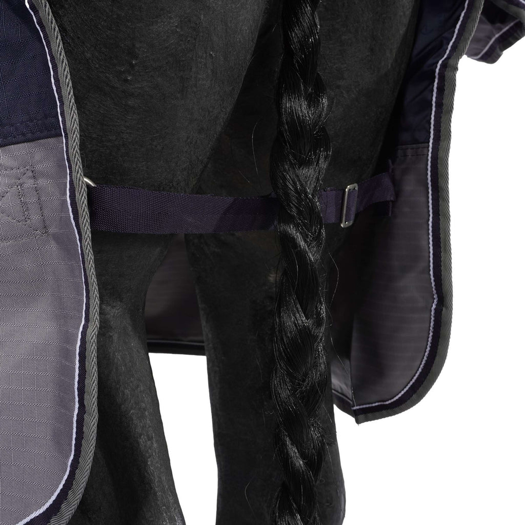 EQUITHÈME Turnout Rug Tyrex 600D 0g Marino/Gris Puntos