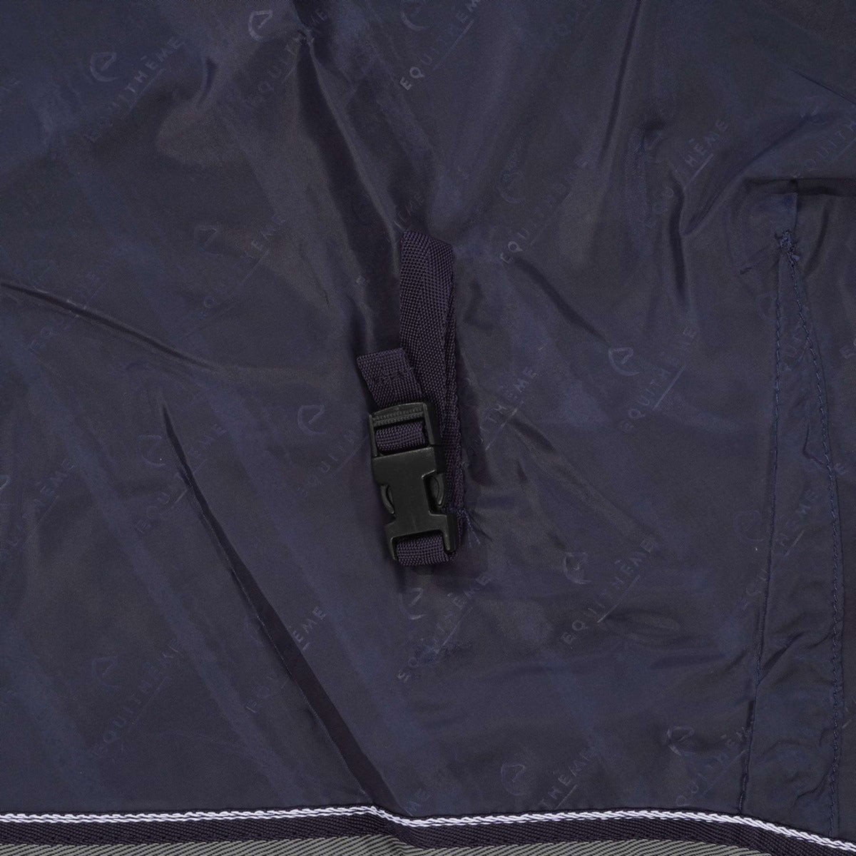 EQUITHÈME Cubrecuellos Tyrex 600D 0g Marino/Gris Puntos