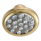 EQUITHÈME Botón Cristal Oro