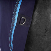 Riding World Manta de Forro Polar Polar con cinchas cruzadas Navy