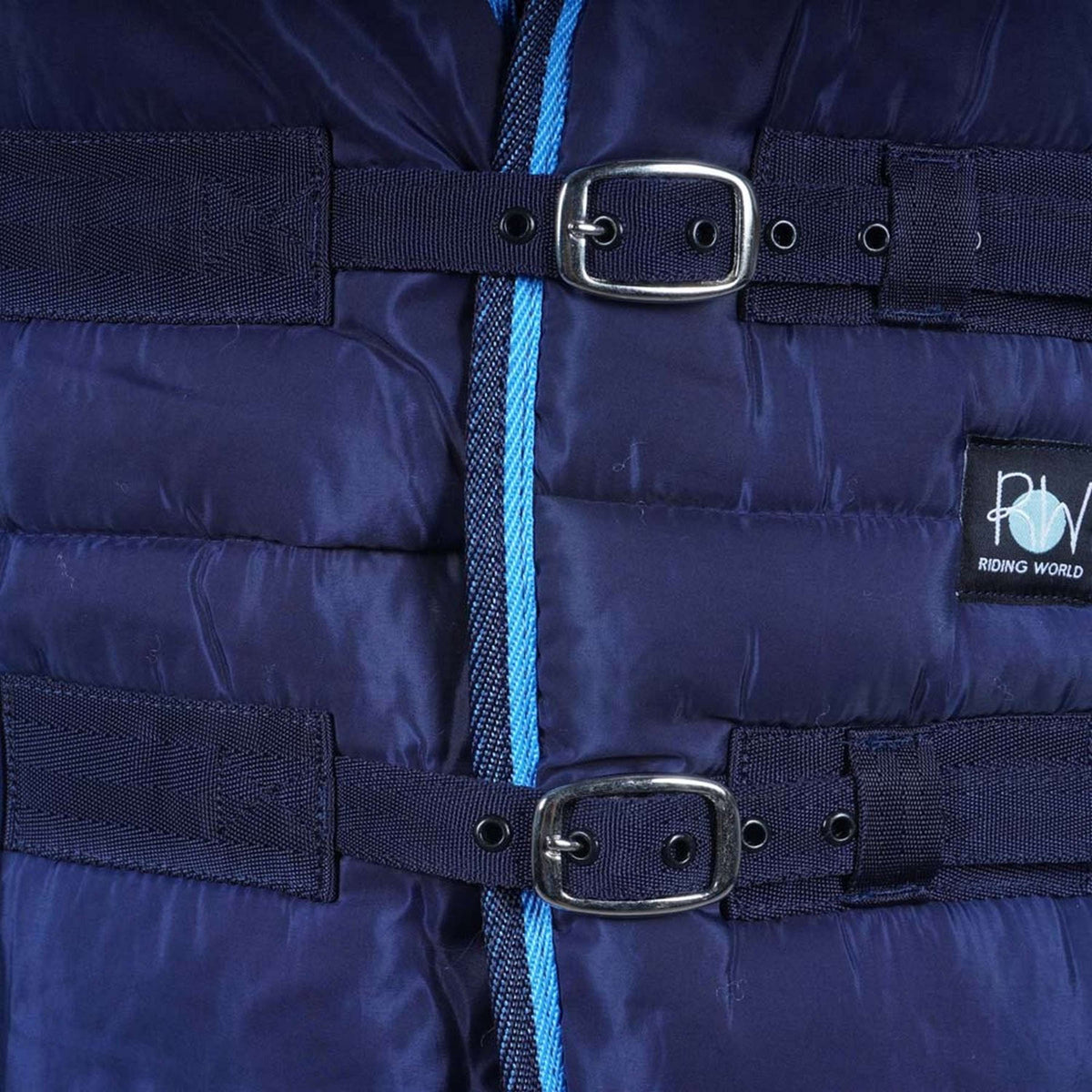 Riding World Manta de Establo Azul