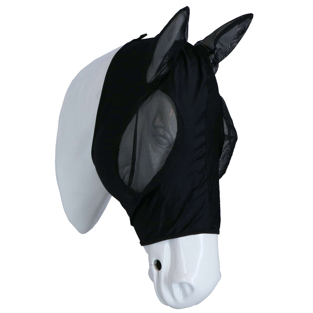 Harry's Horse Máscara para Moscas SkinFit con Orejas Negro