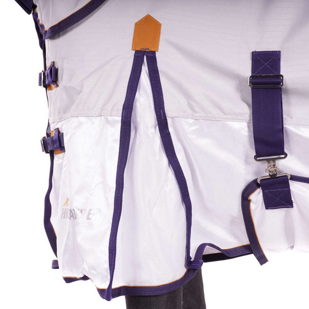 Shires Manta Antimoscas Highlander Plus Combinación de parasol Gris