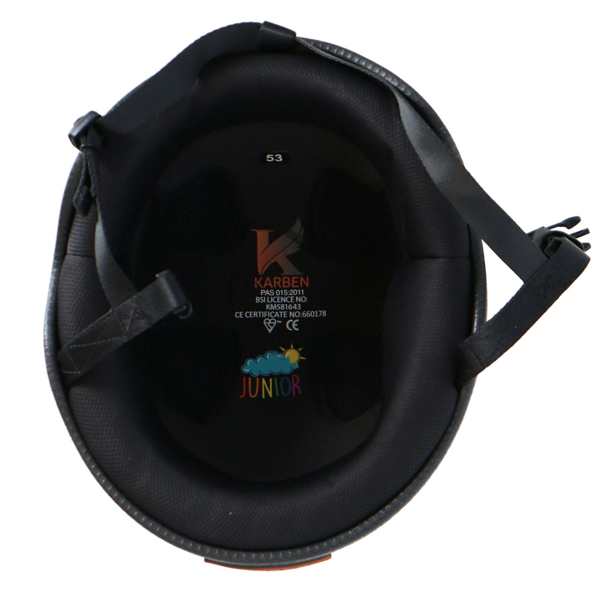 Shires Gorra Karben Cráneo juvenil Gris