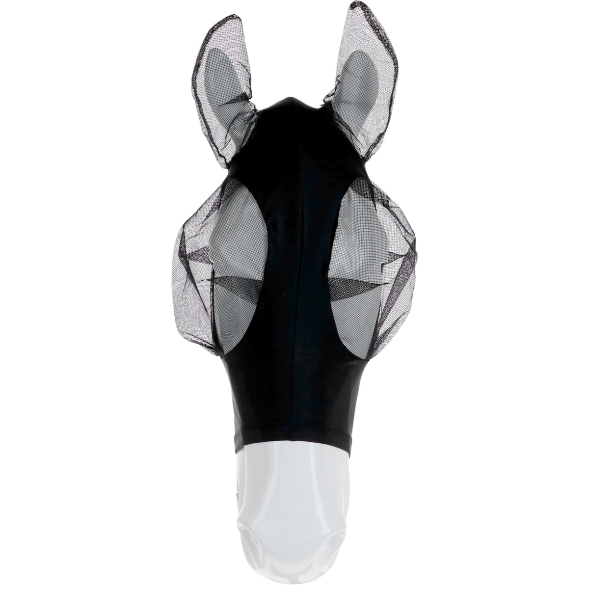 WeatherBeeta Máscara Antimoscas Stretch Bug Eye Saver con Orejas Negro/Negro