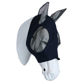 Weatherbeeta Máscara Antimoscas Stretch Bug Eye Saver con Orejas Azul marino/Negro