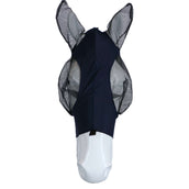 Weatherbeeta Máscara Antimoscas Stretch Bug Eye Saver con Orejas Azul marino/Negro