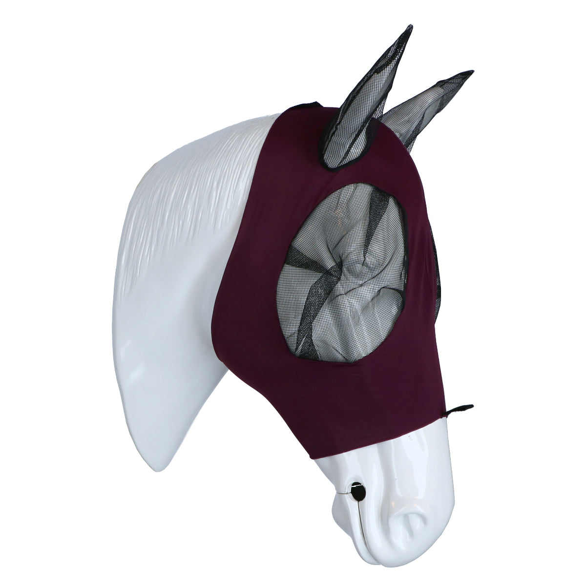 Weatherbeeta Máscara Antimoscas Stretch Bug Eye Saver con Orejas Morado Negro