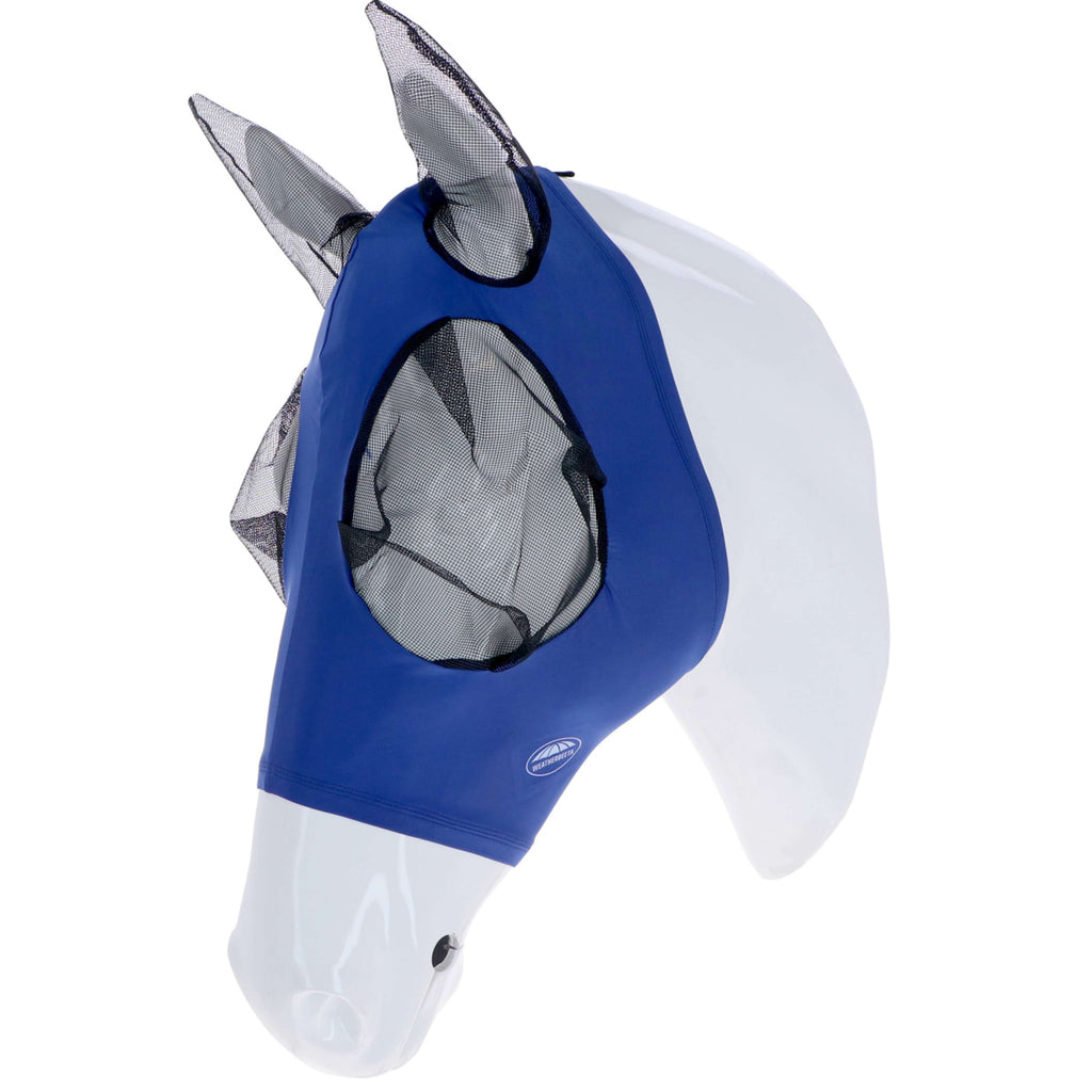 Weatherbeeta Máscara para Moscas Strech Bug Eye Saver con Orejas Azul real/Negro