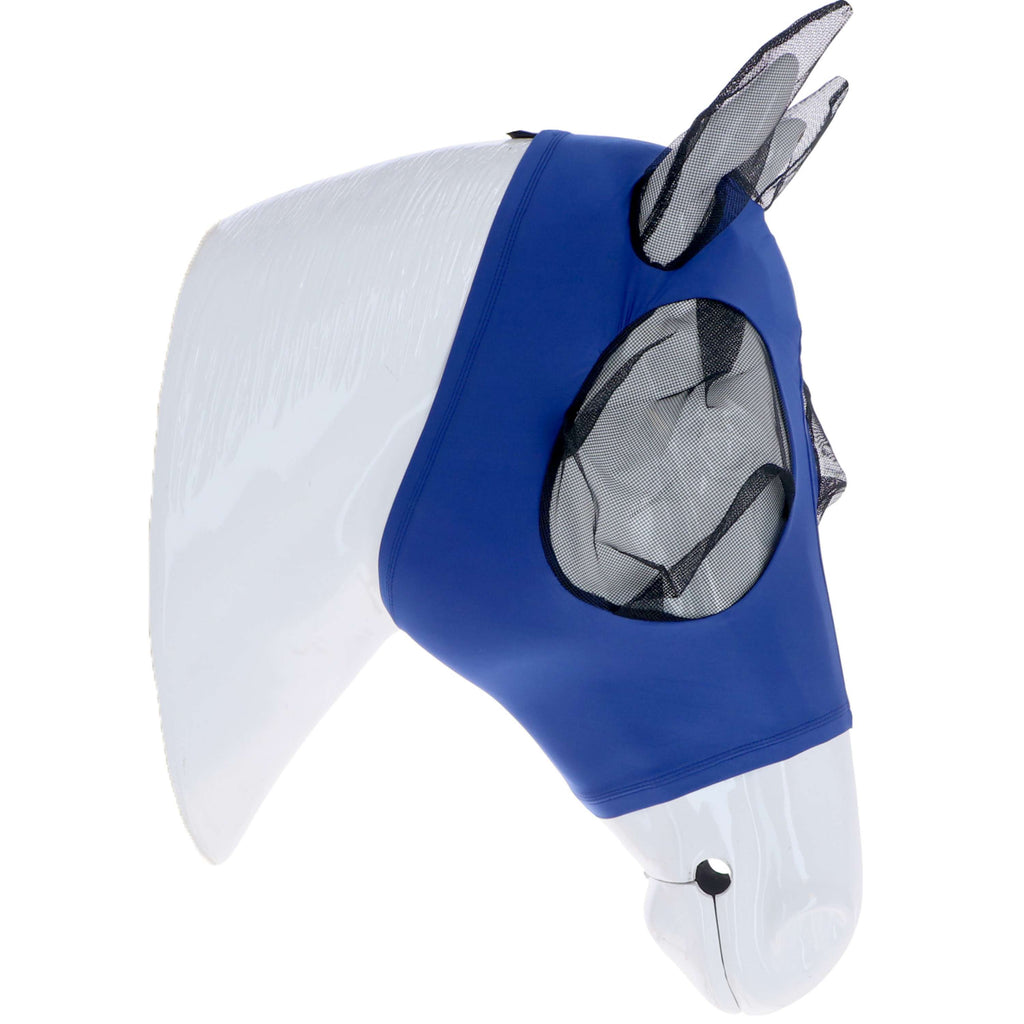 Weatherbeeta Máscara para Moscas Strech Bug Eye Saver con Orejas Azul real/Negro