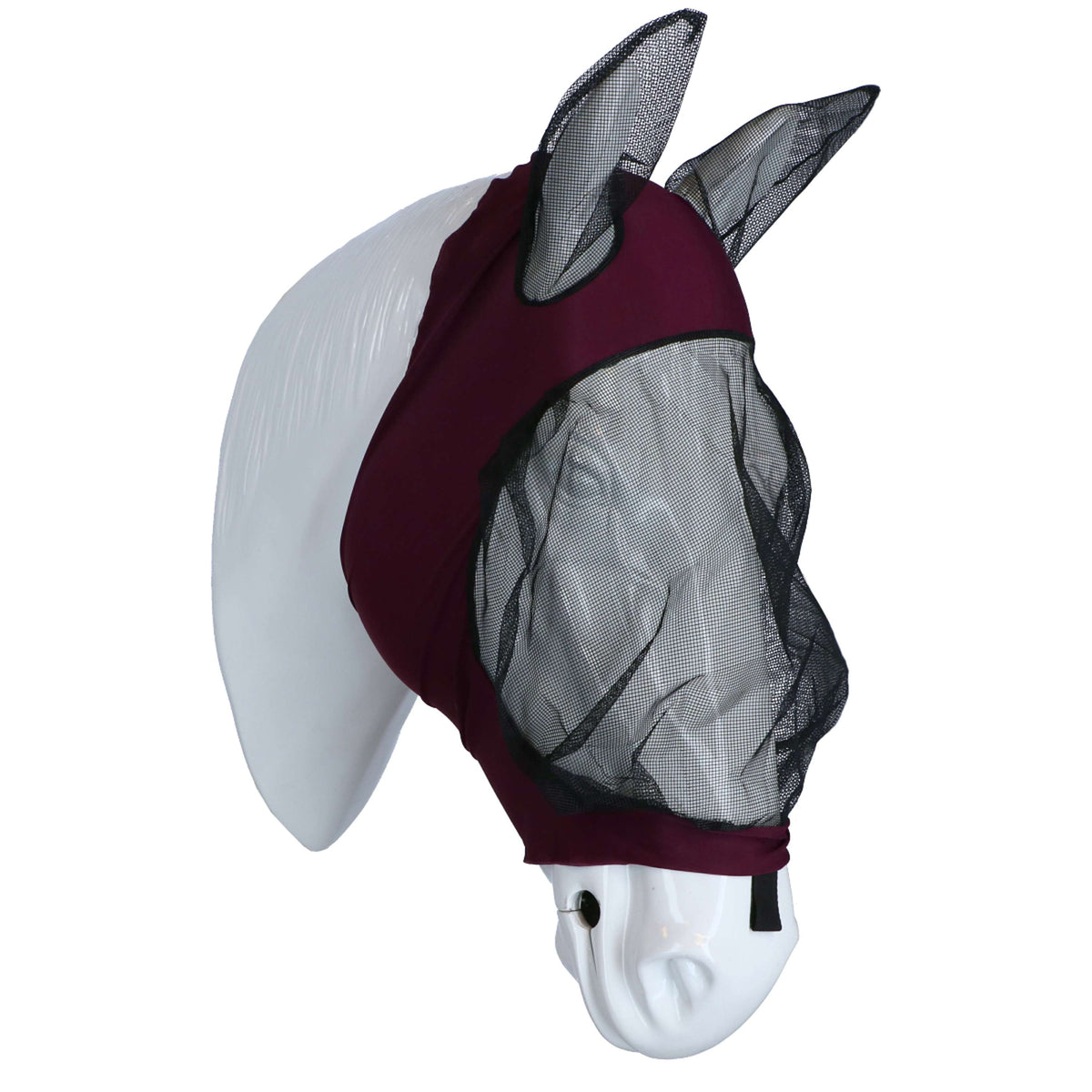 Weatherbeeta Máscara para Moscas Strech Eye Saver con Orejas Morado Negro