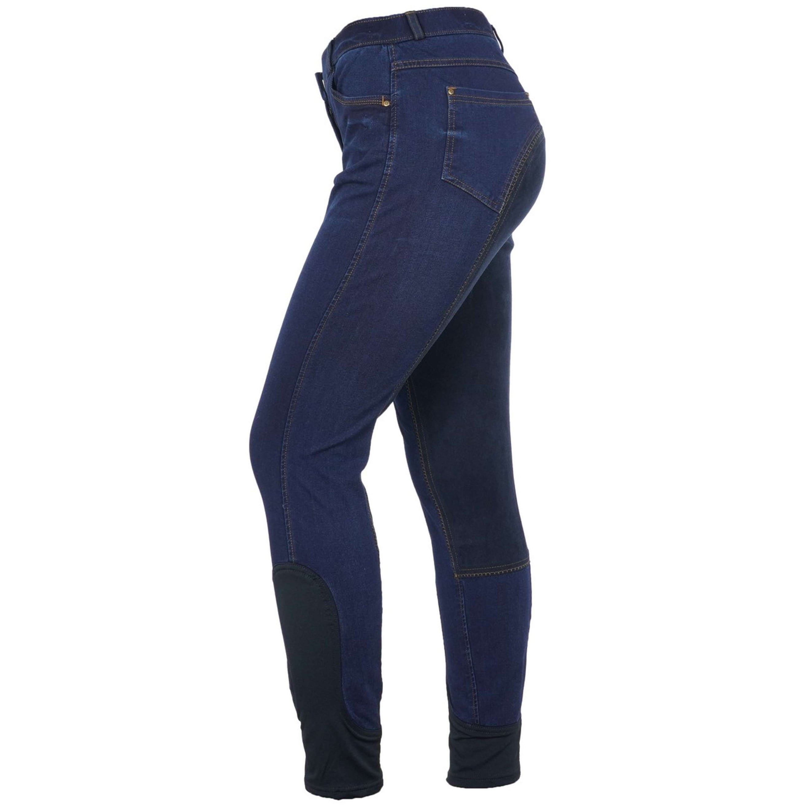 Dublin Pantalones Shona Hoja de gamuza completa Denim Azul/Marino