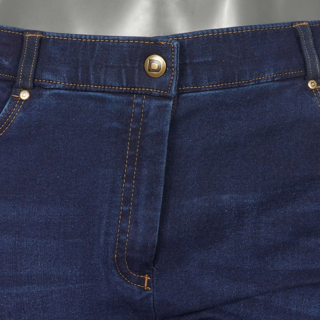 Dublin Pantalones Shona Hoja de gamuza completa Denim Azul/Marino