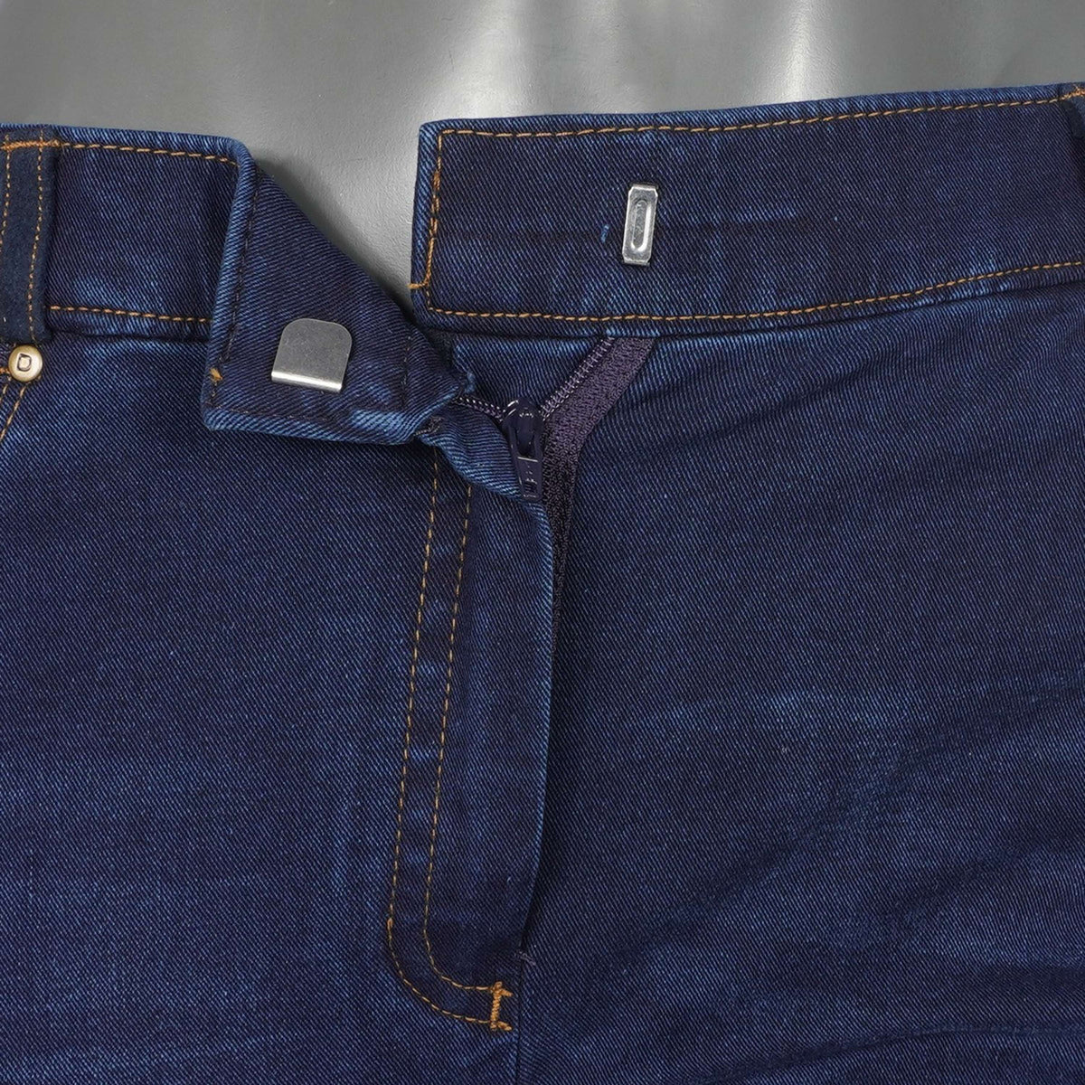 Dublin Pantalones Shona Hoja de gamuza completa Denim Azul/Marino