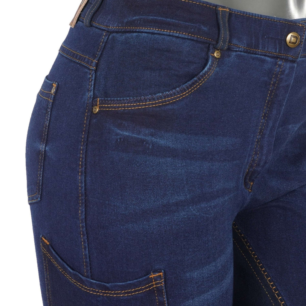 Dublin Pantalones Shona Hoja de gamuza completa Denim Azul/Marino