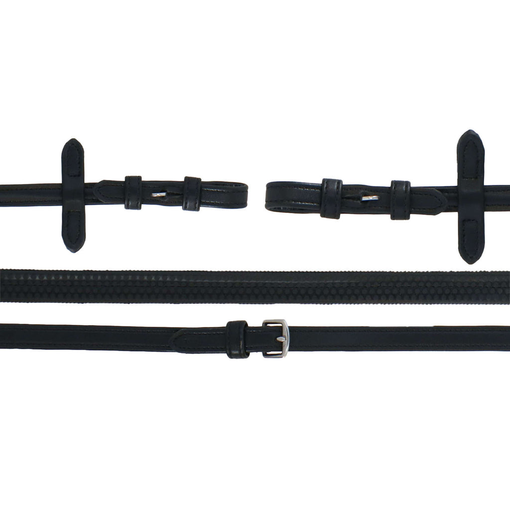 Collegiate Riendas Syntovia+ Caucho Negro