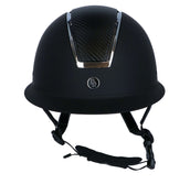 BR Casco de Equitación Omega painted Negro/Cromo