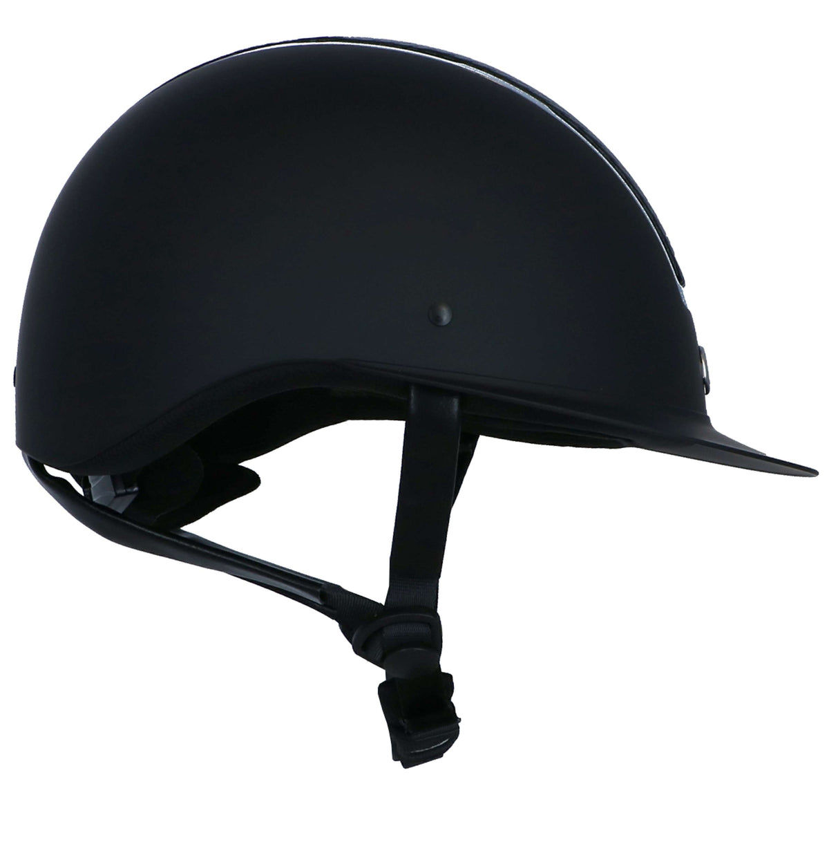 BR Casco de Equitación Omega painted Negro/Cromo