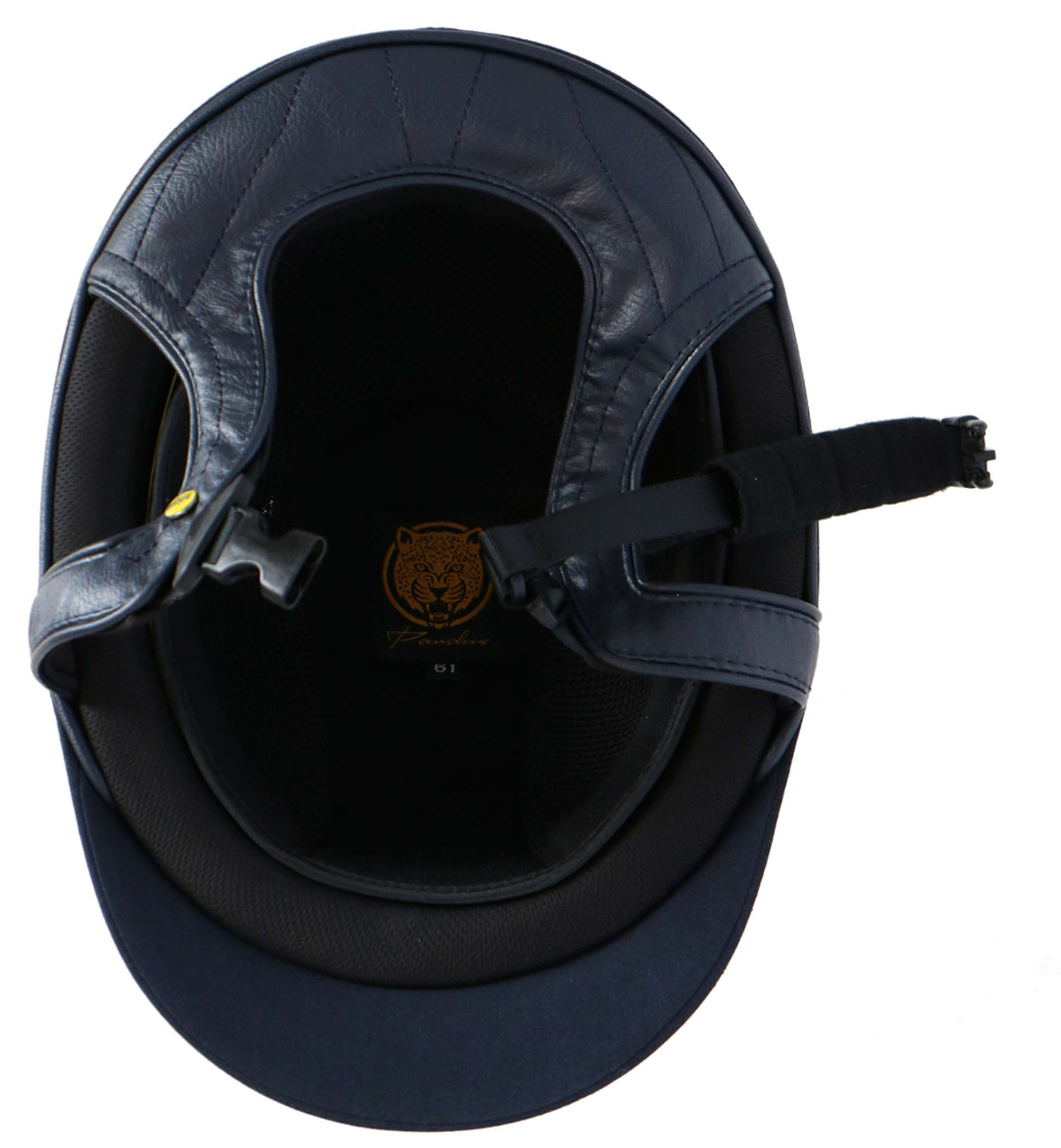 Back on Track Casco de Equitación EQ3 Micromoca brillante Mips Azul