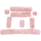Harry's Horse Cubrecabecero de cabestro Furry Oro rosa
