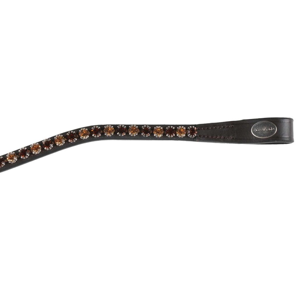 Kavalkade Cinta para la cabeza Splendid Gebogen Marron