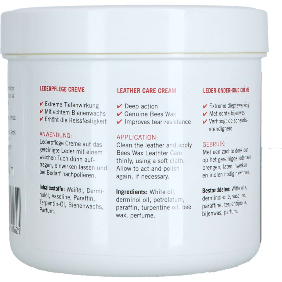 Kieffer Ledercreme Cera de abejas, 6 uds.