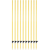 Kerbl Poste de Fibra de Vidrio Amarillo