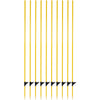 Agradi Power Poste de Fibra de Vidrio Amarillo