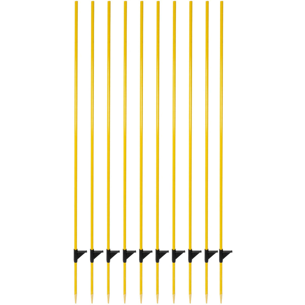 Agradi Power Poste de Fibra de Vidrio Amarillo