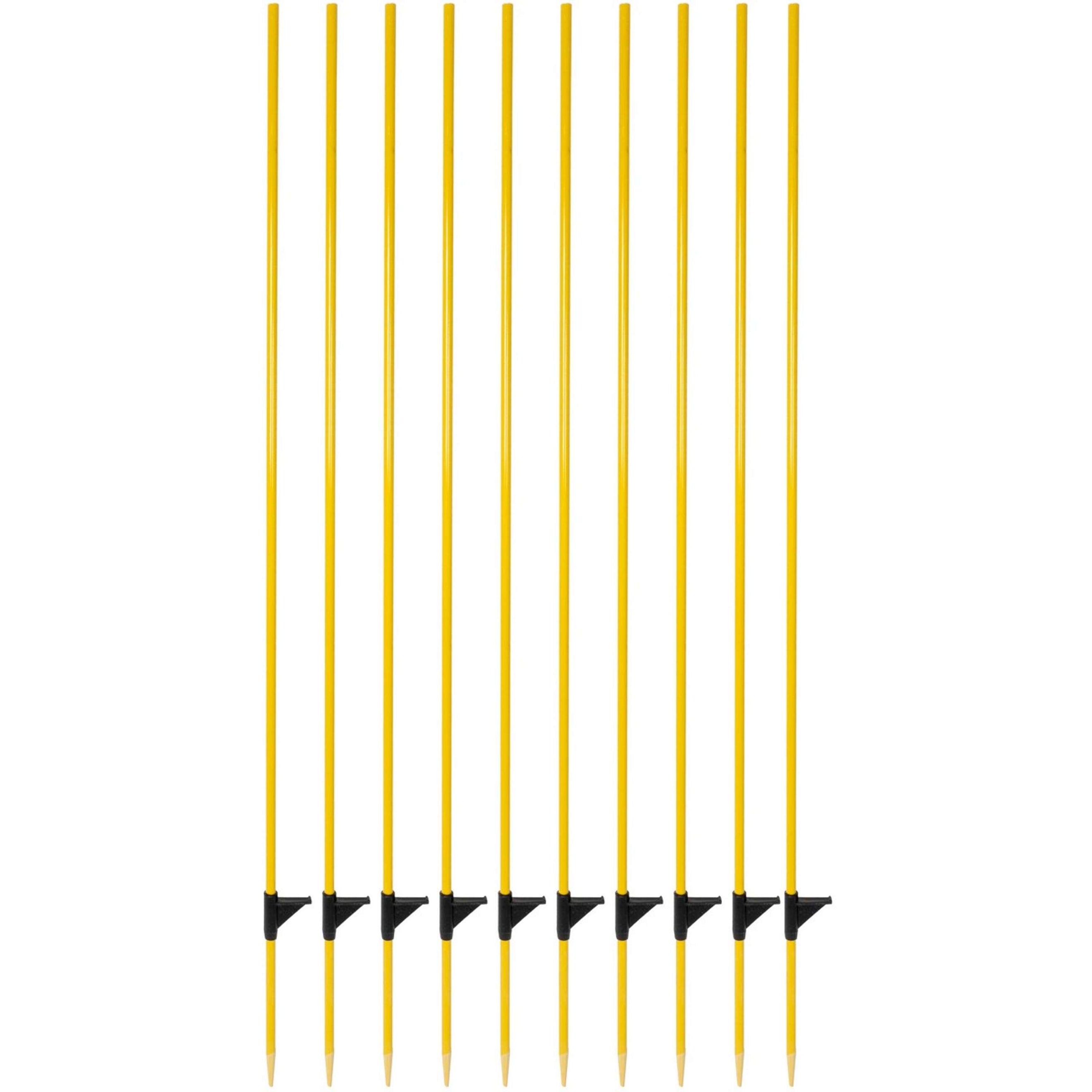 Agradi Power Poste de Fibra de Vidrio Amarillo