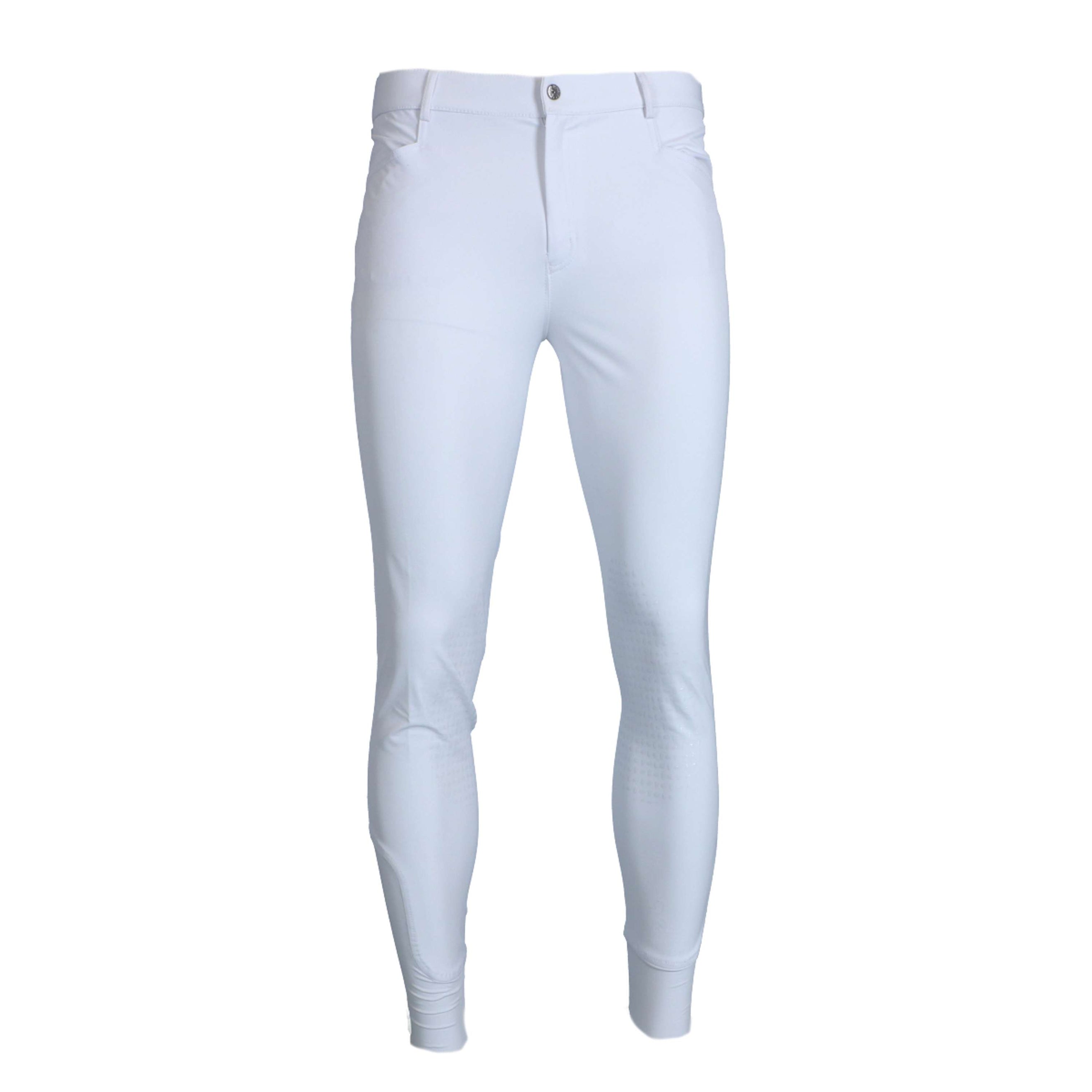 Harry's Horse Pantalón de Equitación Liciano Hombres Grip Blanco
