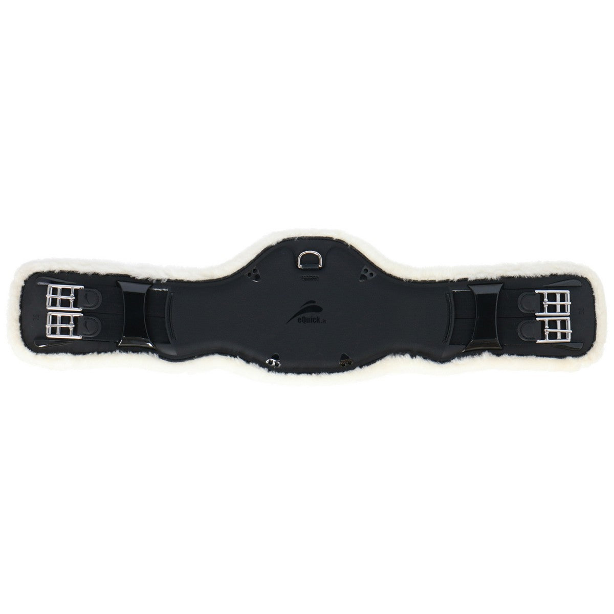 eQuick Cincha de doma ePearl Lamb Wool Negro