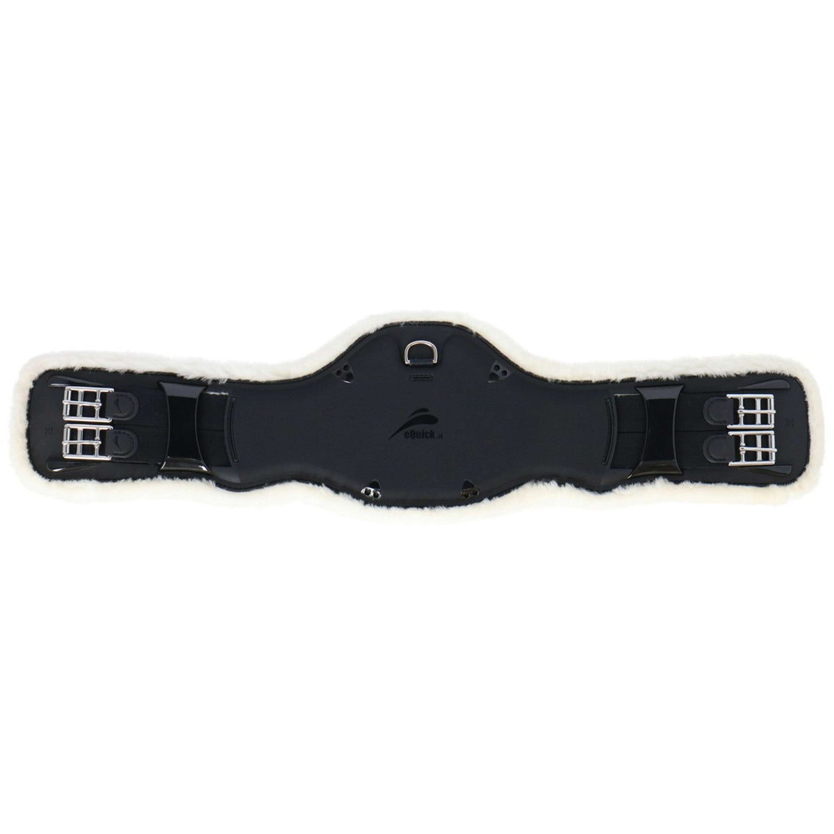 eQuick Cincha de doma ePearl Lamb Wool Negro