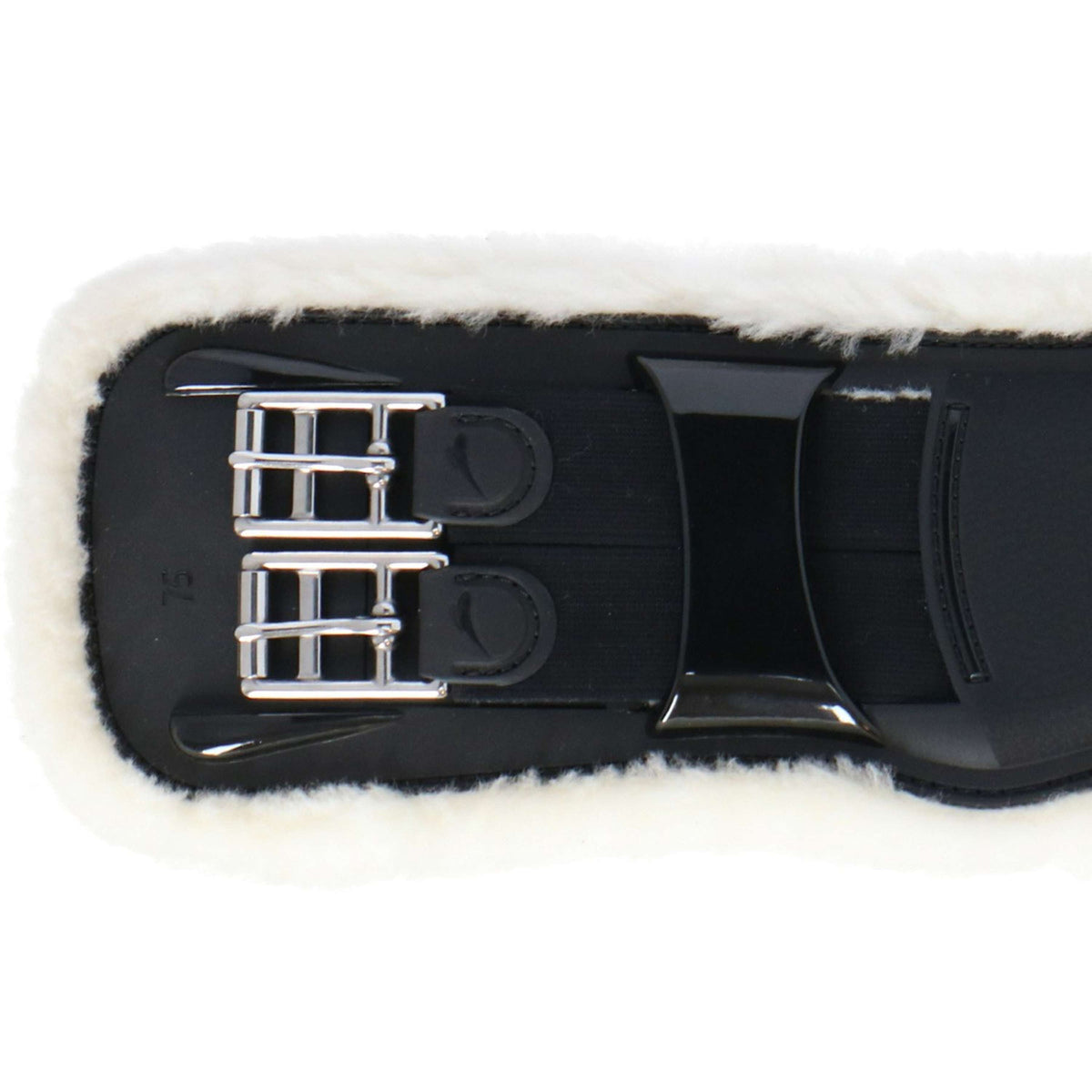 eQuick Cincha de doma ePearl Lamb Wool Negro