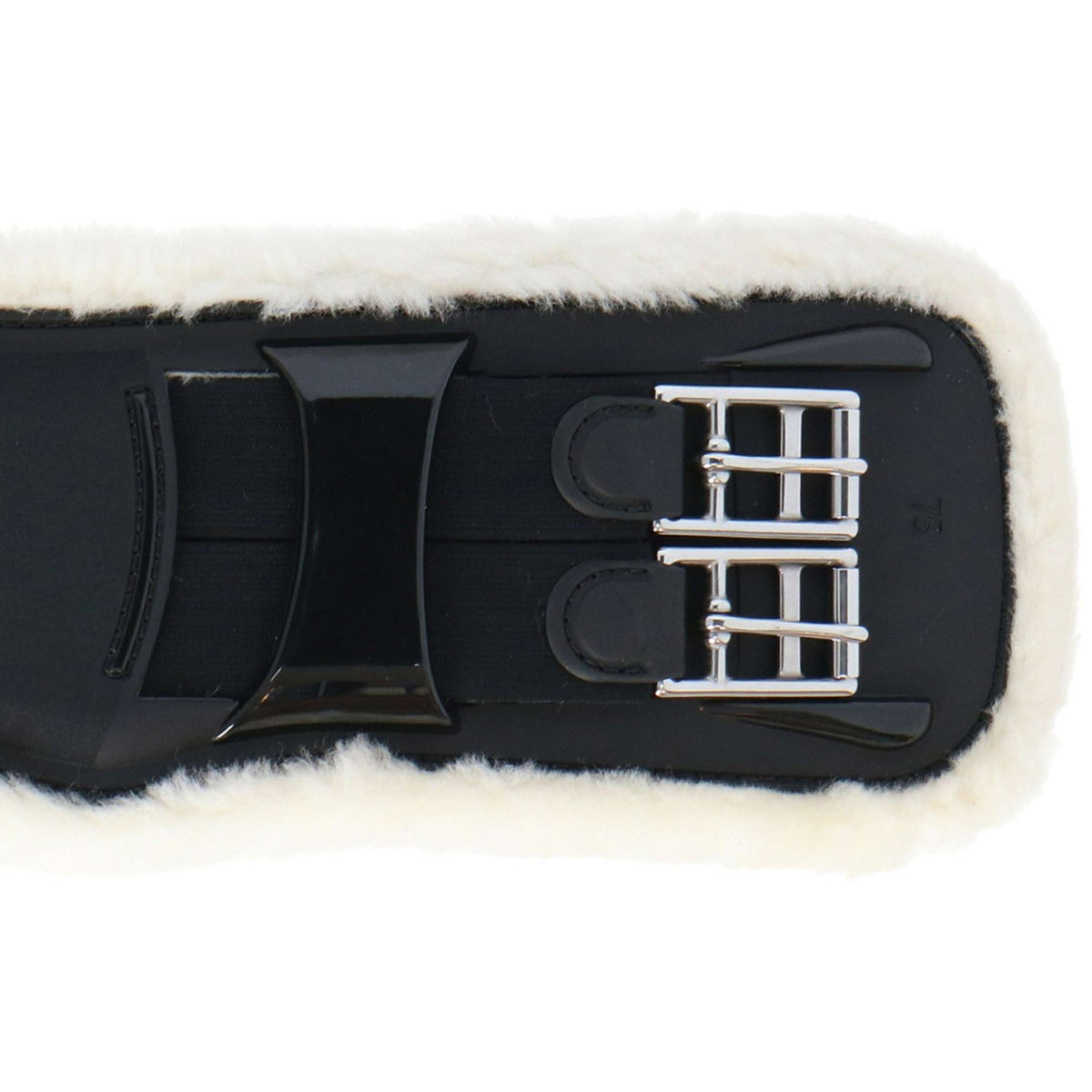 eQuick Cincha de doma ePearl Lamb Wool Negro
