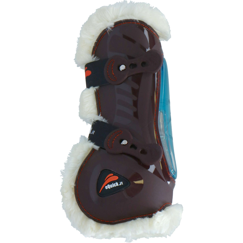 eQuick Botas para tendones eShock Front Fluffy Marron