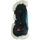 eQuick Botas para tendones eShock Front Fluffy Negro