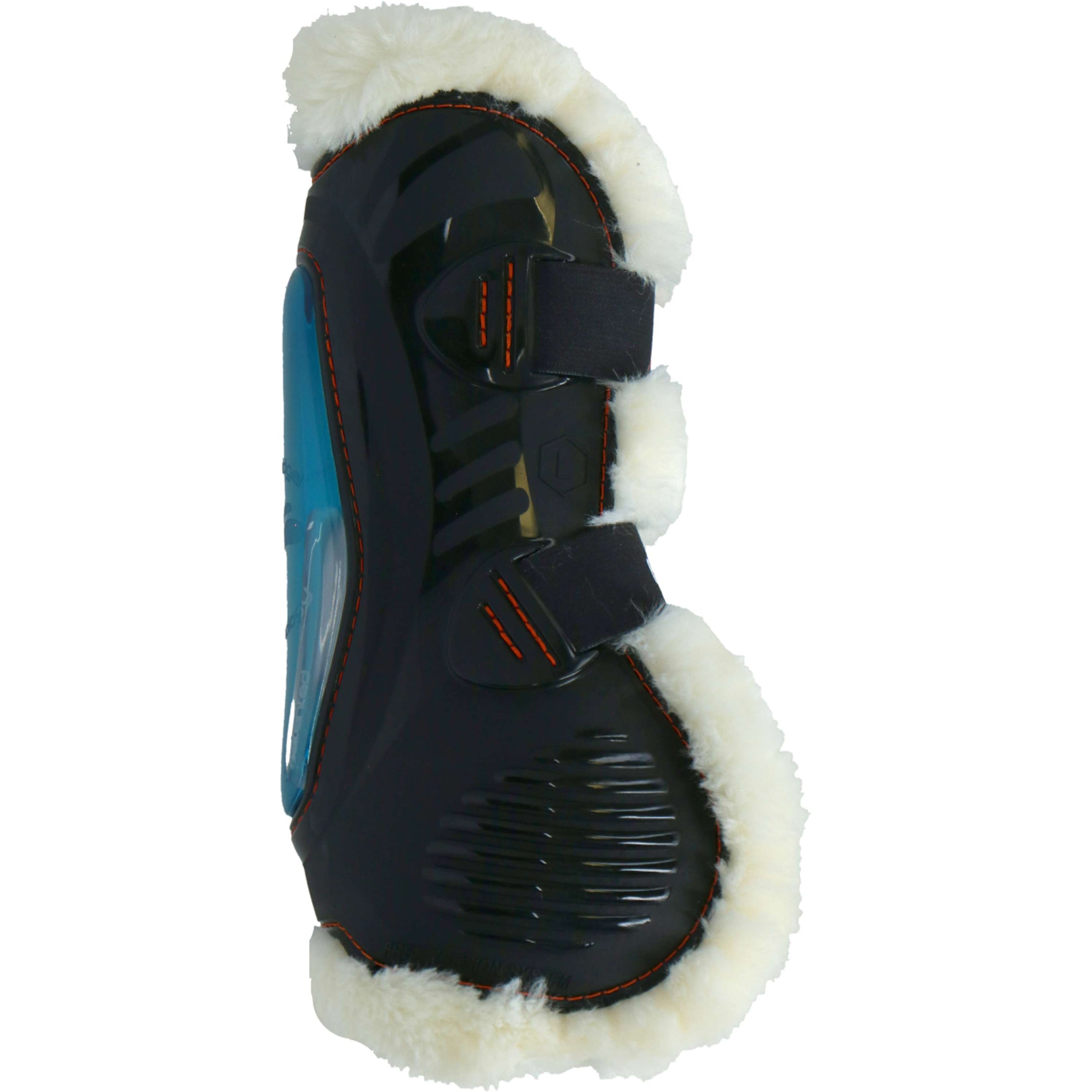eQuick Botas para tendones eShock Front Fluffy Negro eQuick Botas para tendones eShock Front Fluffy Negro