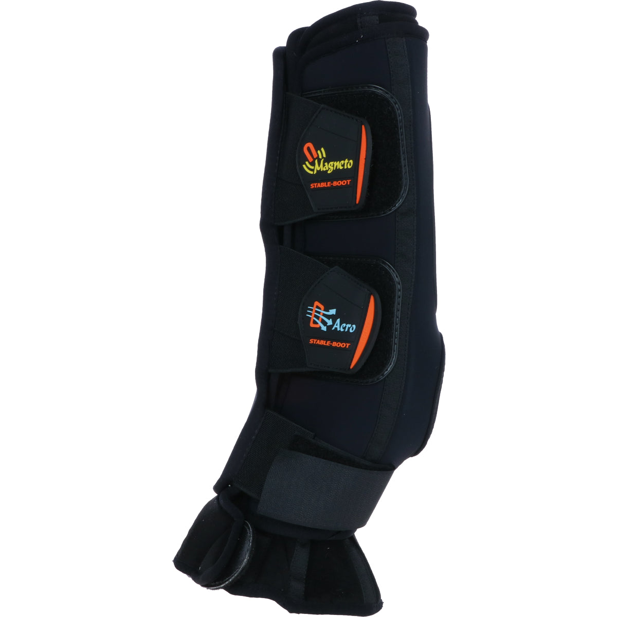 eQuick Transport Botas de Tendón Stable Boots Aero-magneto Front Negro