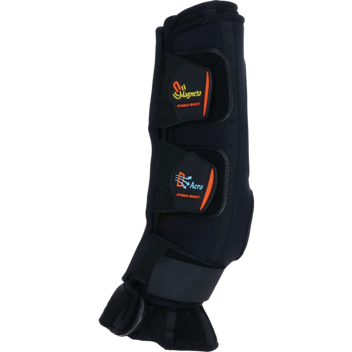 eQuick Transport Botas de Tendón Stable Boots Aero-magneto Front Negro