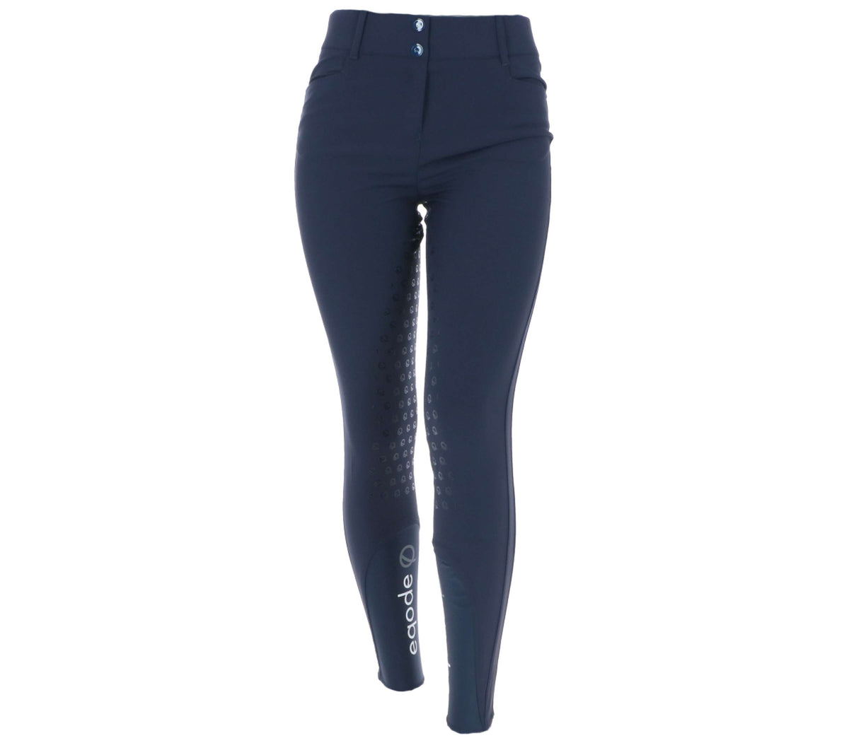 EQODE by Equiline Pantalón de Equitación Darcey Full Grip Azul