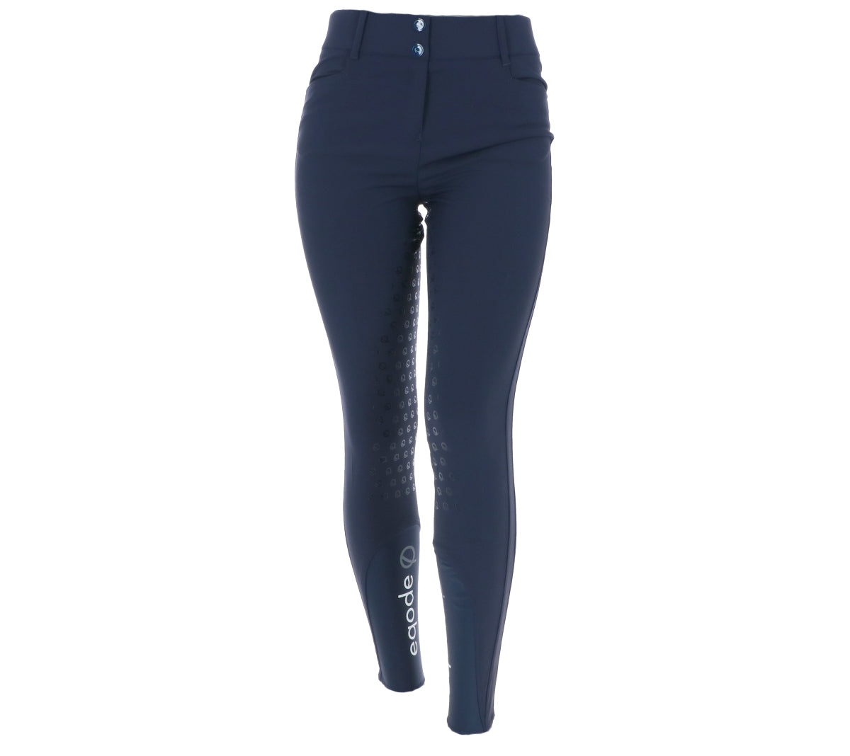 EQODE by Equiline Pantalón de Equitación Darcey Full Grip Azul