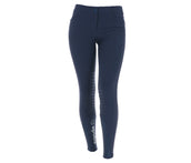 EQODE by Equiline Pantalón de Equitación Delma Agarre de Rodilla Azul