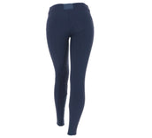 EQODE by Equiline Pantalón de Equitación Delma Agarre de Rodilla Azul