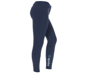 EQODE by Equiline Pantalón de Equitación Delma Agarre de Rodilla Azul