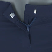 EQODE by Equiline Pantalón de Equitación Delma Agarre de Rodilla Azul