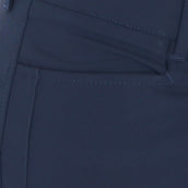 EQODE by Equiline Pantalón de Equitación Delma Agarre de Rodilla Azul